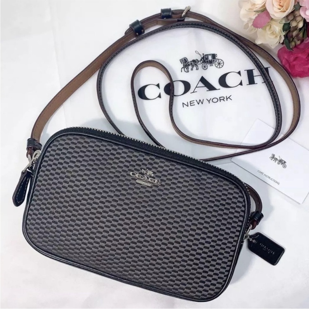 Blue coach crossbody bag